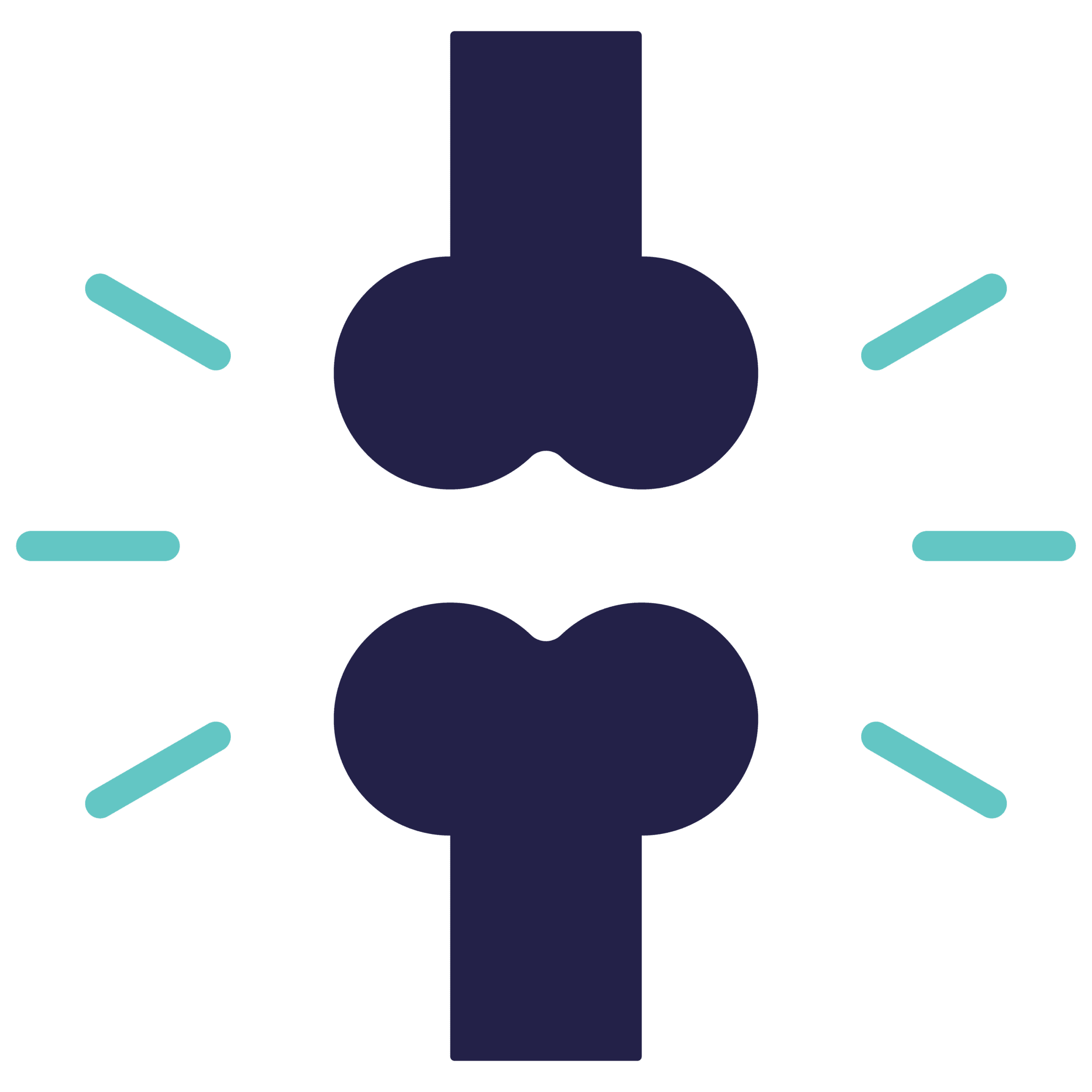 cartoon image of two bones